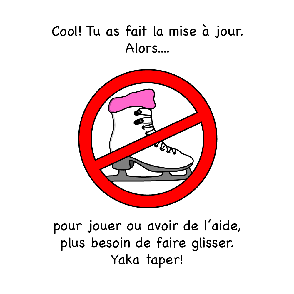 Tu fais quoi avec ton doigt ? 1 Parse Aide tap swap