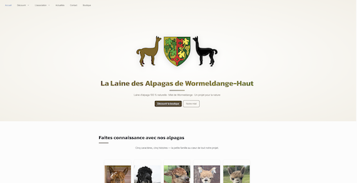 home page website wuermer alpaka en a bei en